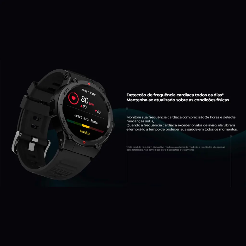 Smartwatch relógio Inteligente 52mm Haiz My Watch Sport HAIZ