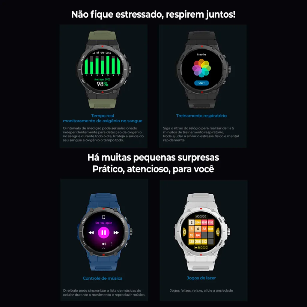 Smartwatch Rel Gio Inteligente Mm Haiz My Watch Sport Haiz